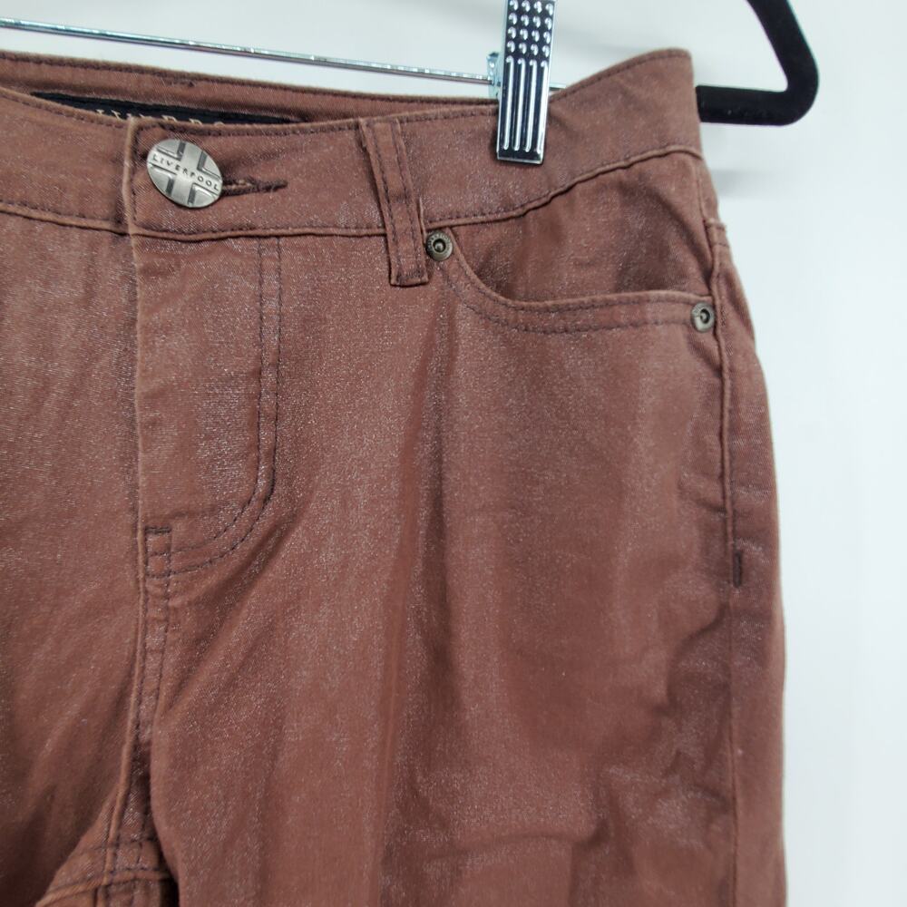 LIVERPOOL Jeans Co. Abby Skinny Mahogany Brown Gunmetal Jeans| 26/2 - Picture 10 of 10